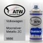 Preview: Volkswagen, Moonsilver Metallic 2C, 9986: 400ml Sprühdose, von ATW Autoteile West.